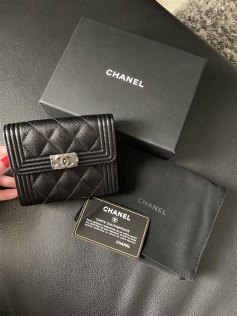 chanel boy calfskin wallet|Chanel bags for boys.